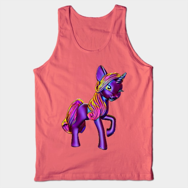 Gorgeous Colorful Unicorn Tank Top by AlondraHanley